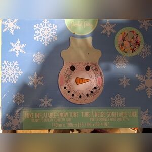 Packed Party Confetti Snowman Inflatable Snow Tube